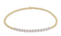 gold bliss bead bracelet - pearl