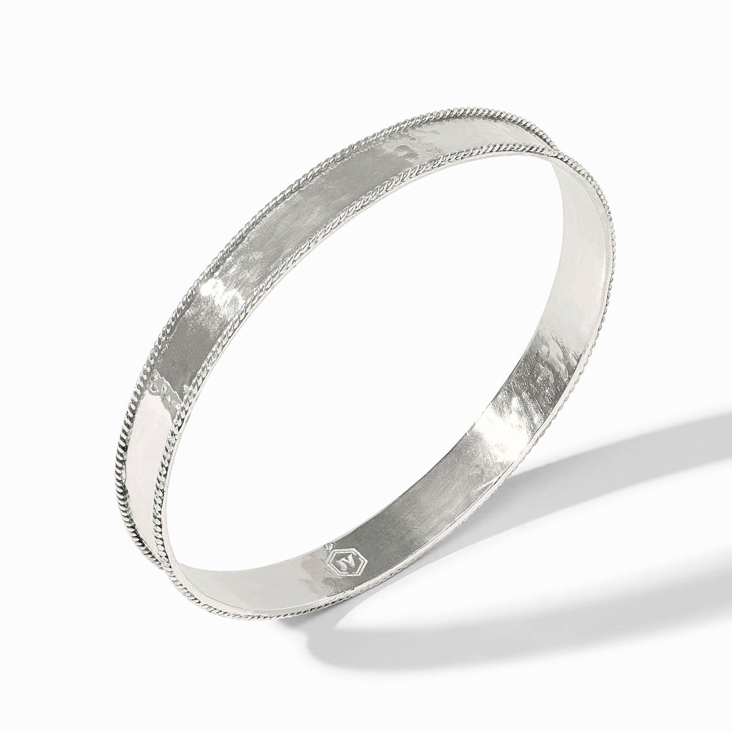 Savory Silver Bangle