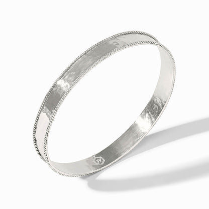 Savory Silver Bangle