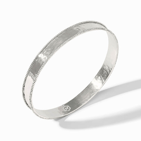 Savory Silver Bangle