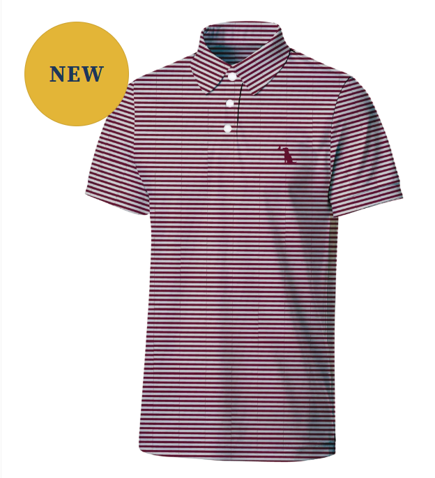 Local Boy Palms Polo Maroon/Light Grey