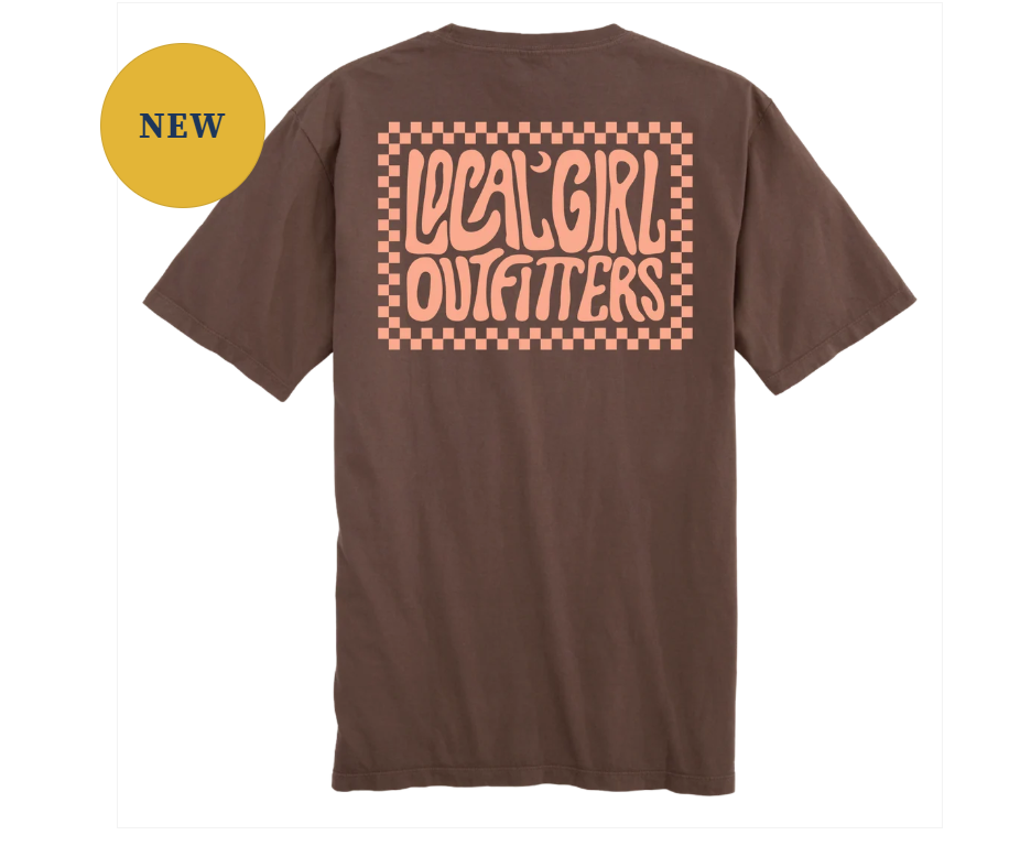 Local Girl Checkered Charm T-Shirt
