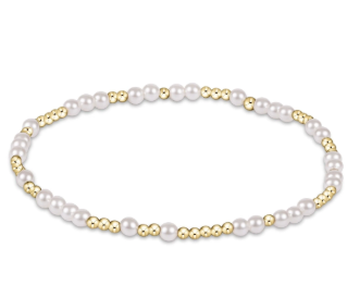 Hope Unwritten gold and pearl bracelet