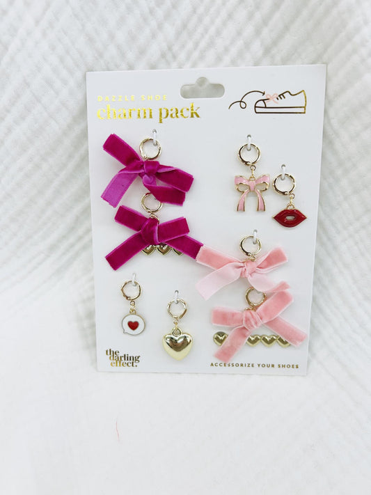 Dazzle Shoe Charm Pack Velvet Crush