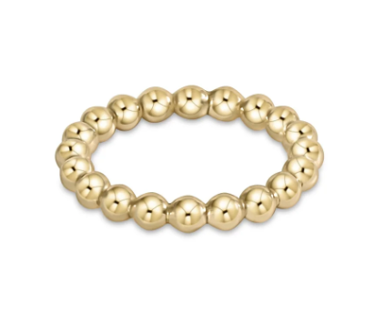 eNewton- Classic Gold 3mm Bead Ring
