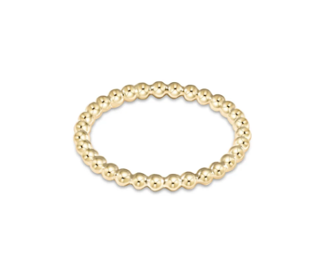 eNewton Classic Gold 2mm Bead Ring