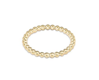 eNewton Classic Gold 2mm Bead Ring