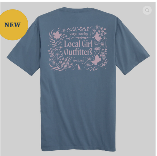 Local Girl Marsh Flowers T-Shirt