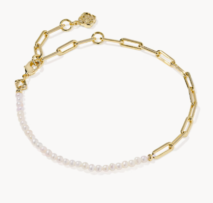 Markie Gold Half Chain Bracelet