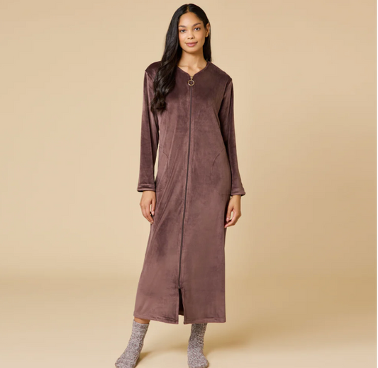 Sleeve Serenity Shear Mink Zip Robe