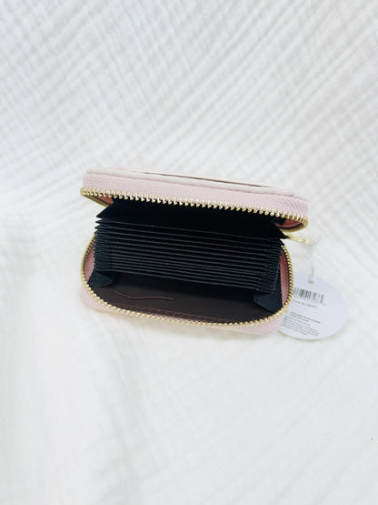 Zip Around Wallet-Blush Hearts
