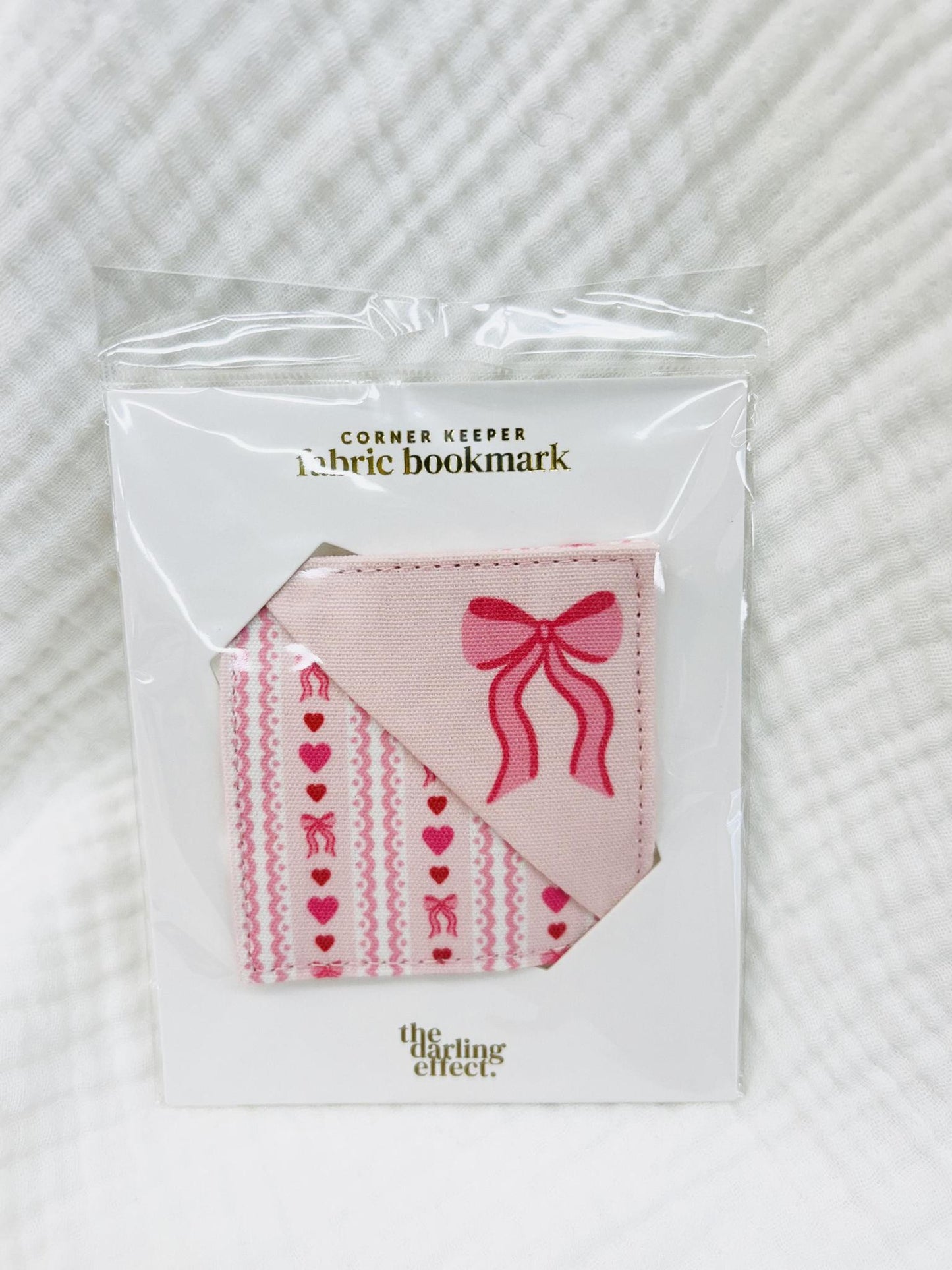 corner keeper fabric bookmark