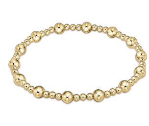 eNewton Classic Sincerity Pattern Bead Bracelet