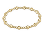 eNewton Classic Sincerity Pattern Bead Bracelet