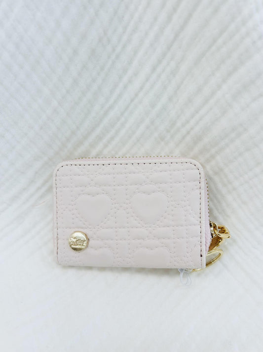 Zip Around Wallet-Blush Hearts