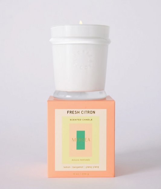 Fresh Citron Boxed Candle