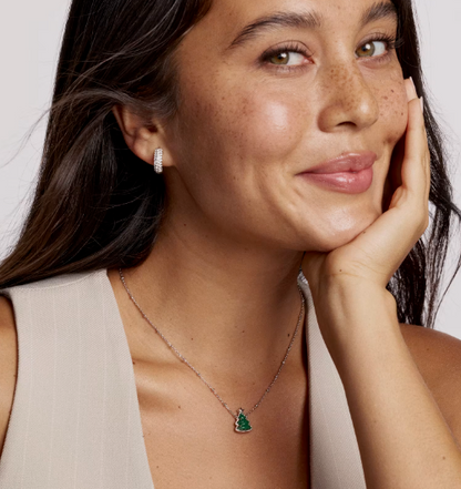 Holiday Tree Pendent Necklace