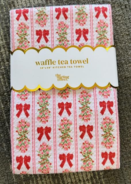 Oh So Merry Waffle Tea Towel