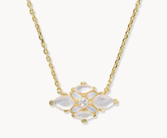 Abbie Crystal Pendent Necklace