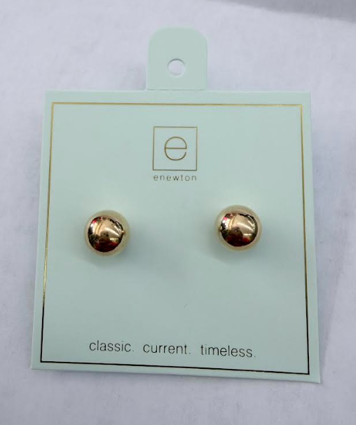 Gold Ball Stud