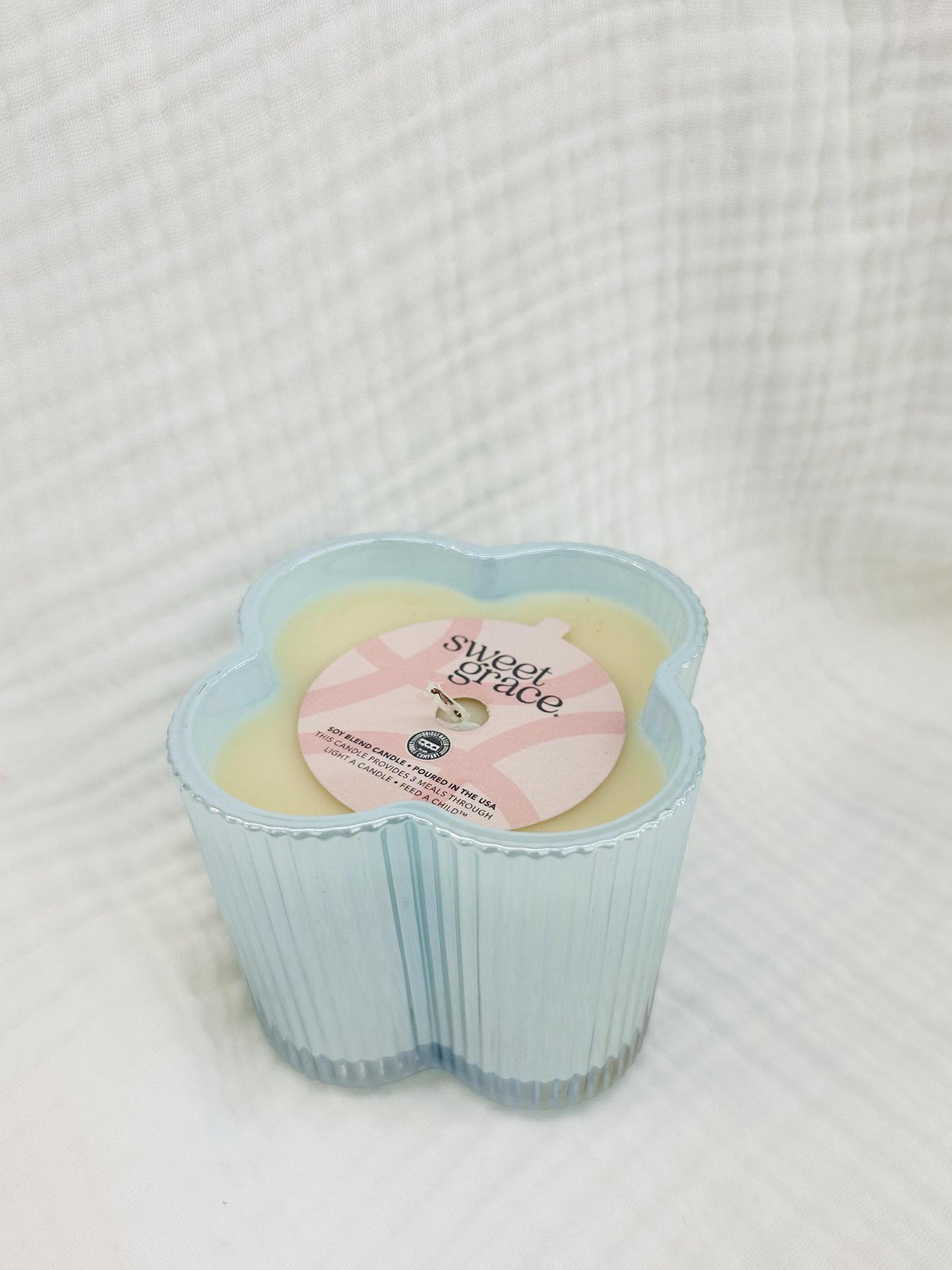 Sweet Grace Rippled Candle 7.2oz