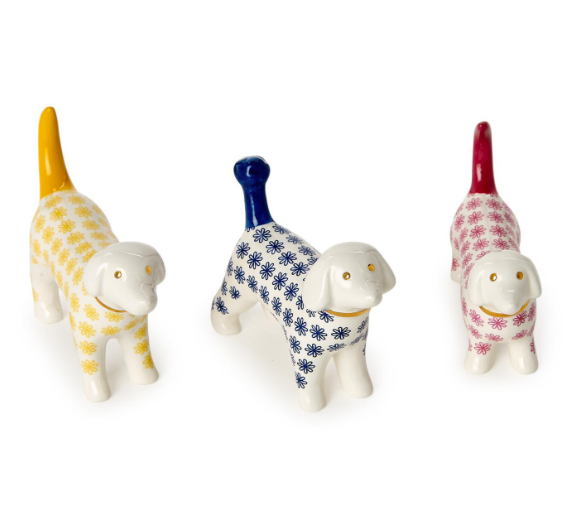 Dog Ceramic ring Holder