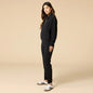 Vintage Terry 1/4 Zip with Jogger - Black