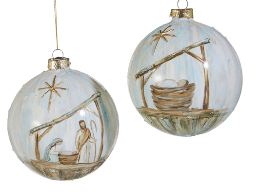 5" Holy Night Ball Ornament