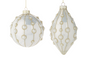 4" Pearl Embellished Ornament