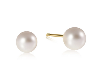 eNewton - Classic Ball Stud Pearl