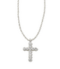 cross crys pendnt nck - rhodium