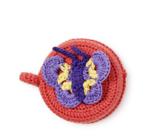 Butterfly Crocheted Measuring Tape