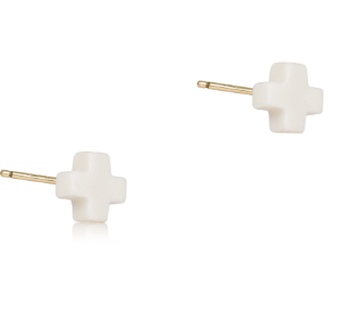 Signature Cross Small Stud