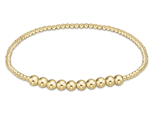 Classic gold beaded bliss bracelet