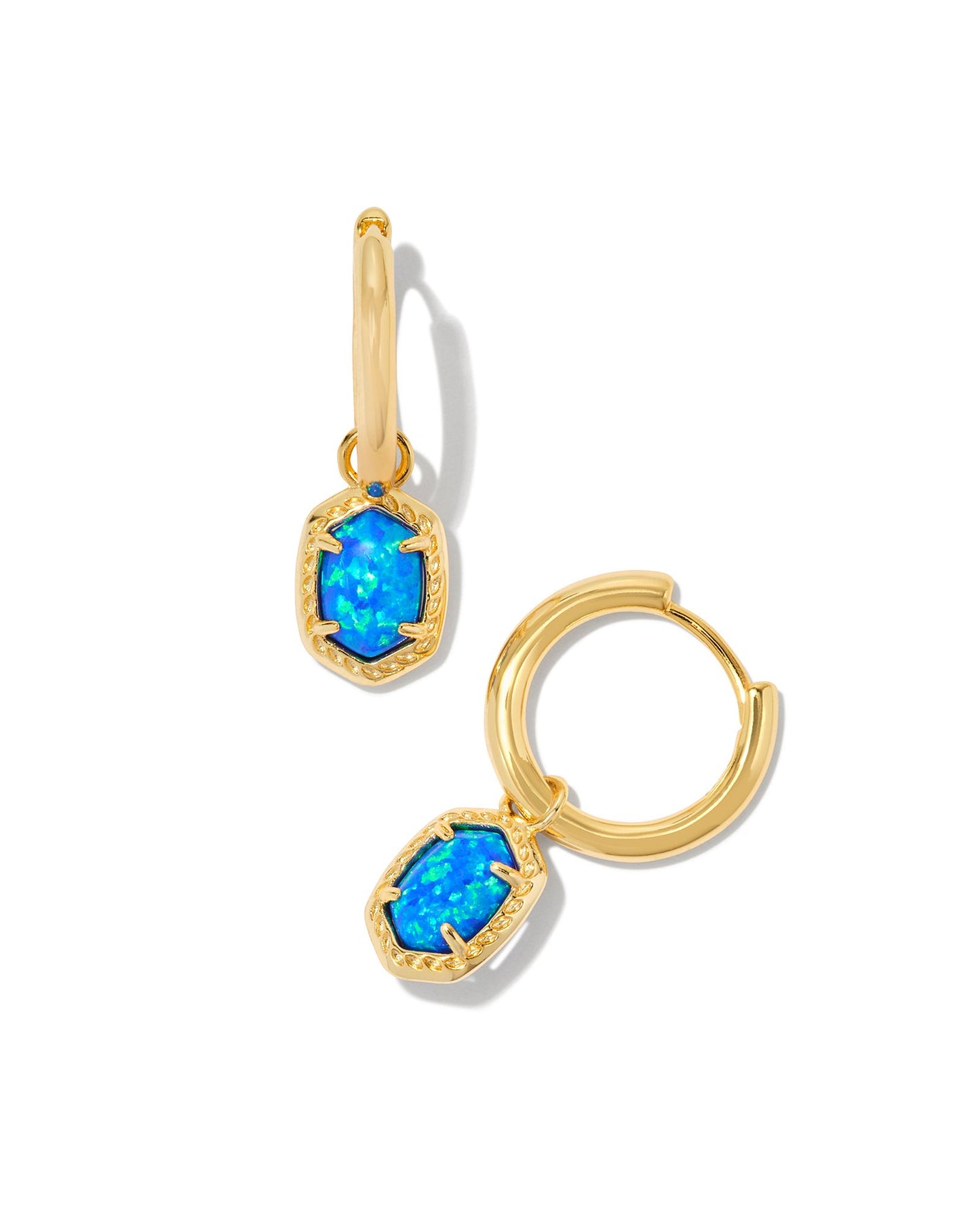 DAPHNE FRAMED HUGGIE EARRINGS