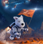 Munro Scottie Dog Space Outfit