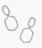 Daphne Pave Open Frame Earring