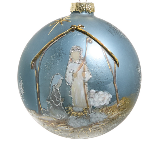 5" Holy Night Ball Ornament