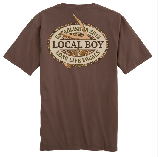 Youth Old School Antler Oval T-Shirt
