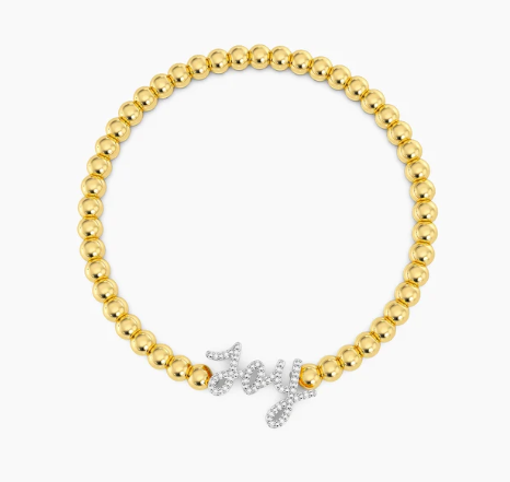 Gold Joy! Beaded Bracelet