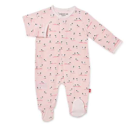 Baa Baa Baby Pink footie