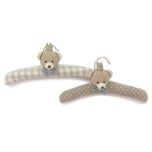 Prince Bear Hangers Set of 2