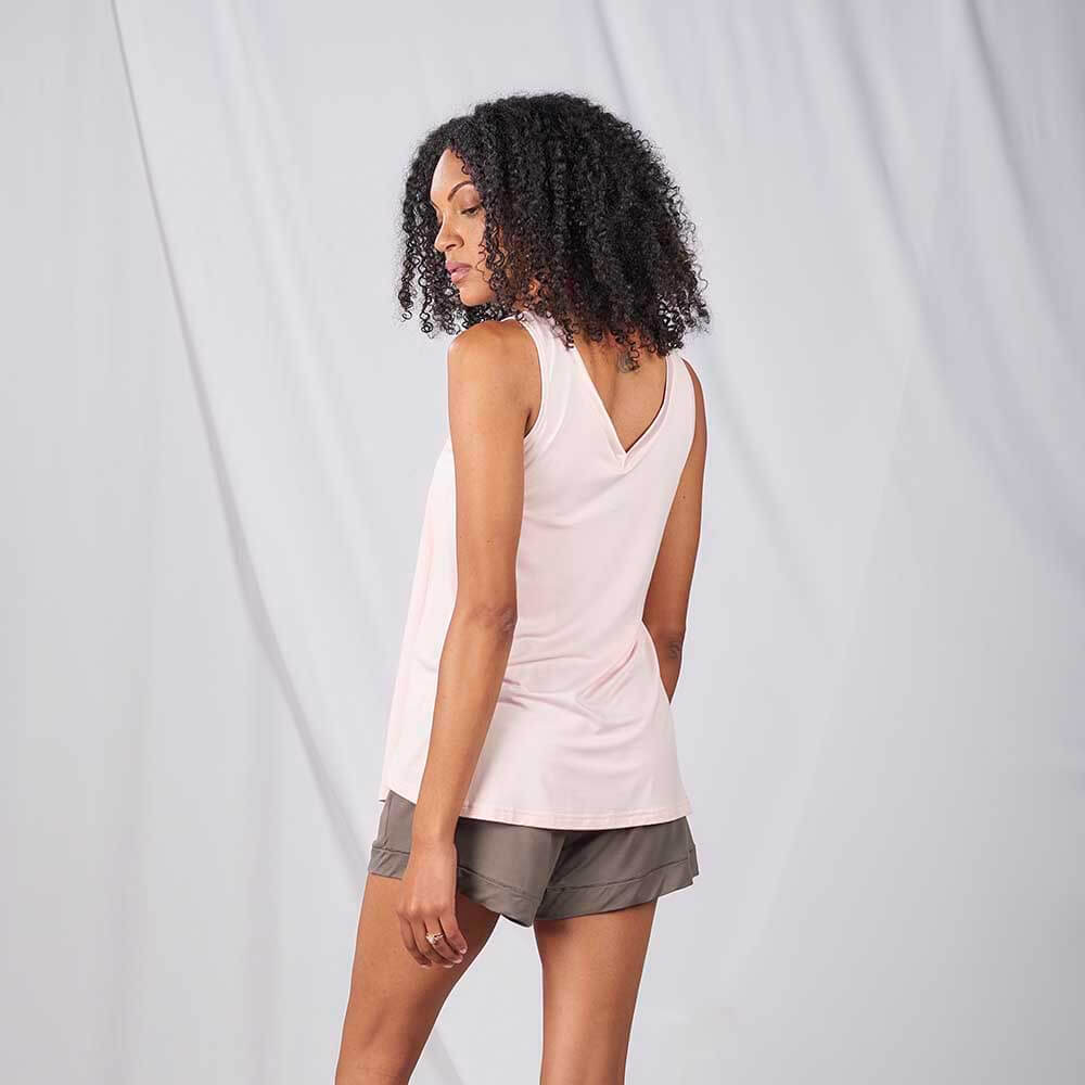 DOUBLE V-NECK TANK