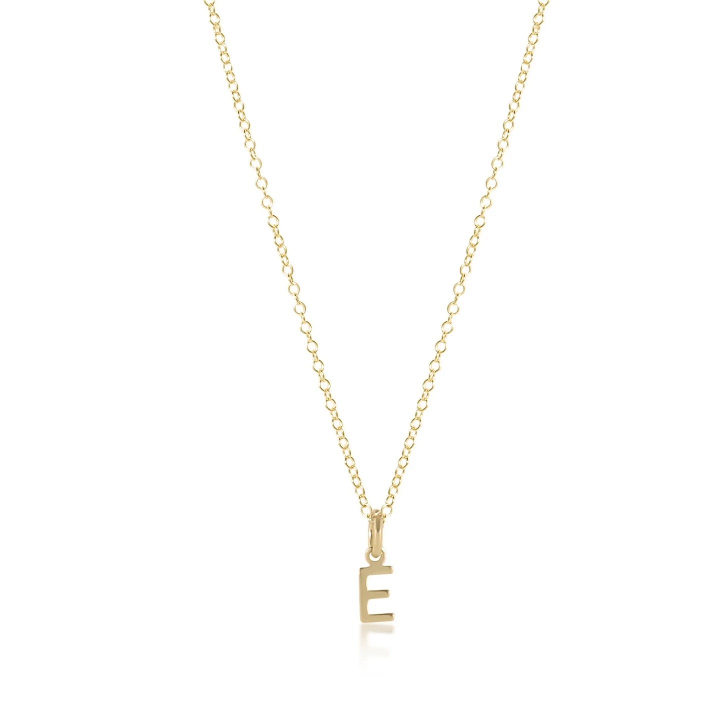 16" Initial Necklace - gold