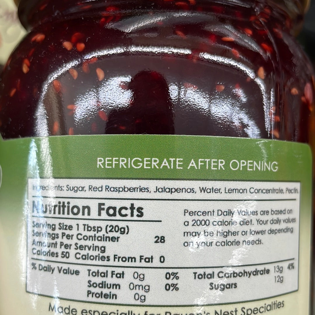 Raven's Original Raspberry Jalapeno Jam