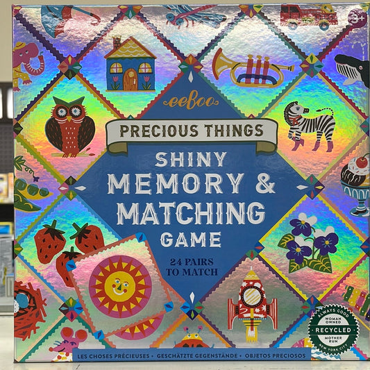 eeBoo Precious Things Shiny and Memory Matching Game